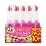 Ready-to-Use Drip Feeders for Hanging Baskets & Tubs & Orchid Drip Feed Easy to Use Help in the Growth of Vibrant Colors & Bloom House Plant Food (Orchid Drip Feeders 10 PCK)