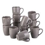 vancasso, Navia Series, 12 Ceramic Mugs, 350 ml, Coffee Cup Set