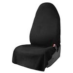 Leader Accessories Sweat Towel Seat Cover Waterproof Non-Slip Universal for Car SUV Front Seat Single Black