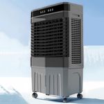 Portable Air Conditioner Evaporative Air Cooler, with 120° Oscillating No Hose Needed Cooling AC Unit for Room Office,with 3 Speeds &3 Modes 12H Timer 45l Water Tank Remote Control Cooling Fan