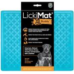 LickiMat X Large Buddy, Dog Feeding Mat for Boredom and Anxiety Relief, Ideal for Food, Treats, Yoghurt or Peanut Butter, Fun Alternative to a Slow Feeder Dog Bowl, Perfect for Large Breeds, Turquoise