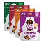 Denzel's Rewards, Natural Dog Treats - High Value Training Treats - Variety Pack (Pack of 4)