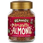 Beanies | Instant Flavoured Coffee | Amaretto Almond|Low Calorie, Sugar Free | 50 g | Pack of 1