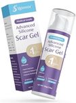 Skiennix 50g Advanced Scar Gel Cream, 100% Medical Grade Silicone Scar Gel, Scar Removal Cream for Surgical Scars, C-Section, Stretch Marks, Acne, Injury, Keloids, Effective for Both Old and New Scars