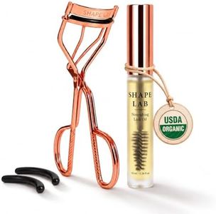 Shape Lab Eyelash Curler & Organic Castor Oil Set with Replacement Pads