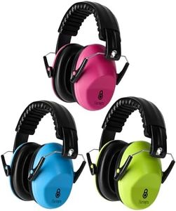 3 Pack Noise Canceling Headphones for Kids, Kids Ear Protection Earmuffs for Autism, Toddler, Children, Noise Cancelling Sound Proof Earmuffs/Headphones for Concerts, Air Shows, Fireworks