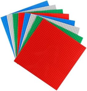 VFANDV Bases Clásicas para Construir, 8 Piezas Bases Clásicas para Construir 25 * 25cm Classic Base de 32 x 32 Tacos Bases Clásicas Compatible con Todas Las Grandes Marcas Bases Clásicas para Niños