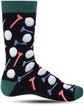 Luther Pike Seattle Funny Socks For men: Funky mens dress socks, crazy socks, fun socks