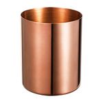 Bidponds Rose Gold Pencil Holder for Desk, Stainless Steel Pencil Cup, Pen Holder Cup, Pen Pot, Vases Flower Pot, Makeup Brush Holder, Desktop Accessory Stationery Organizer