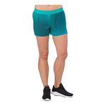 ASICS Women's Brief Woven Shorts, Linear Blue Steel, X-Large