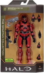 HALO 6.5" The Spartan Collection – Spartan MK VII Highly Articulated, Poseable with Weapon Accessories - Scaled to Play & Display