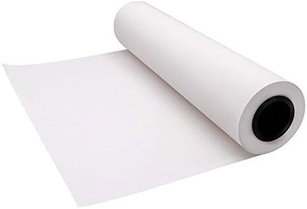YRYM HT White Kraft Butcher Paper Roll -18 inch x 2100 inch (176 ft) Food Grade White Wrapping Paper for Meats of All Varieties - Unbleached Unwaxed and Uncoated