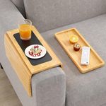 Bamboo Sofa Arm Tray Table - Couch 