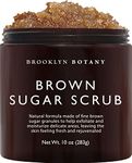 Brooklyn Botany Brown Sugar Body Scrub - Moisturizing and Exfoliating Body, Face, Hand, Foot Scrub - Fights Acne Scars, Stretch Marks, Fine Lines & Wrinkles, Great Gifts For Women & Men - 10 oz