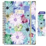 Planner 2024-2025, Agenda Planner 2024-2025, Weekly Monthly Planner with Tabs, July 2024-June 2025 Daily Planner with Hardcover Thick Paper, Twin-Wire Binding Back Pocket 6.1" x 8.5" (Daisy)