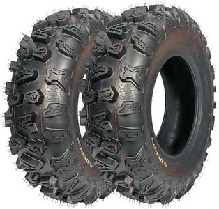 GarveeTech Pack of 2 25x8x12 ATV Tires - Superior Grip and Stability for 25x8-12 UTVs, Elevate Your Off-Road Experience with These Heavy-Duty Tires