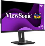 ViewSonic VG275 27 Inch IPS 1080p Monitor Designed for Surface with Advanced Ergonomics, 60W USB C, HDMI and DisplayPort