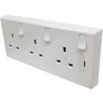 3 Gang Socket Converter from 1 or 2 Gang