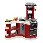 Theo Klein 7101 Miele Wave Spicy kitchen I Lovingly equipped kitchen with modern play equipment I Incl. Hamburger set I Toys for children aged 3 and over