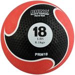 Champion Sports Rhino Elite Medicine Ball (18 pounds), Red