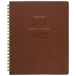 Academic Planner 2021-2022, AT-A-GLANCE Weekly & Monthly Planner, 8-1/2" x 11", Large, for School, Teacher, Student, Signature Collection, Brown (YP905A09)