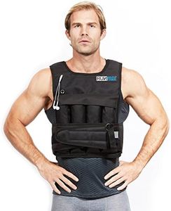 RUNmax Run Fast 12lb-140lb Weighted Vest (with Shoulder Pads, 20lb)