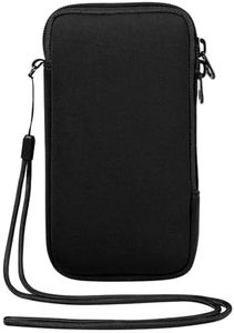 Custodia per Cellulare in Neoprene,Custodie Protettiva Universale Per Telefono,Borsa Per Telefono con Cinturino,Tasca per Cellulari con Cerniera