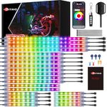 DITRIO 22 PCS Motorcycle RGB Underglow Light Kit