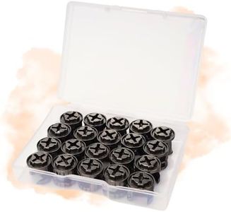 Cam Locks for Furniture Eccentric Wheels 12x11.2mm 50Pcs, Black Furniture Cam Lock Fasteners Compitable with IKEA Hardware Parts, Multi-Size Repair Spare Parts Nut & Bolt Assortment Sets