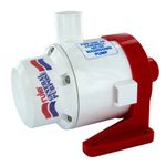 Rule 17A Marine Rule 3800 Marine General Purpose Centrifugal Pump (3800-GPH, 12-Volt), White/Red