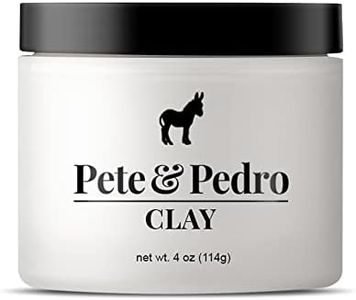 Pete & Pedro CLAY - Hair Clay For Men | Medium Hold and Matte Finish | Adds Body and Thickness | As Seen on Shark Tank, 4 oz.