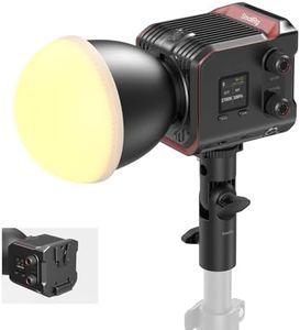 SMALLRIG RC 100B COB Video Light, Bi-Colour Video Light 2700K-6500K, Type-C PD Fast Charging, Built-in Battery Plate, Light with App Control for Photography and Photo Studio, Standard Version - 4893