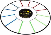 Webby React Agility Trainer – Circle Speed and Agility Ladder for High Intensity Reactive Footwork Drills and Skills – A Circular Piece of Reaction Training Equipment That Changes The Way You Move…