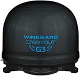 WINEGARD Company Carryout G3 Portable Automatic Satellite Antenna Black