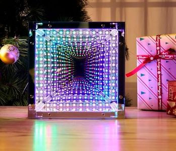 Mdkave 7.88in Infinity Cube Light,Music Sync Game Lights for Birthday Gifts