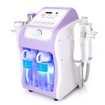 UNOISETION 6 in 1 Multifunction Hydrogen Oxygen Facial Machine, Pore Blackhead Deep Cleansing Face Care Machine for Salon and Home Use