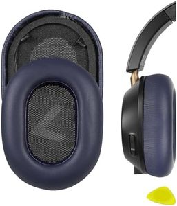 Geekria QuickFit Replacement Ear Pads for Plantronics BackBeat GO 810, GO810 Wireless Headphones Ear Cushions, Headset Earpads, Ear Cups Cover Repair Parts (Blue)