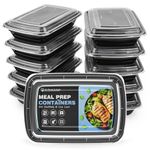 GUANFU [10 Pack] Meal Prep Containers 1 Compartment, BPA Free Reusable Food Prep Containers with Lids - Microwave, Freezers & Dishwashers Safe - Stackable Storage Lunch Boxes (28 oz)