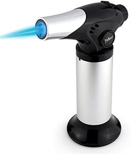 Foghat Cocktail Smoker Torch for Smoked Cocktails and Cooking - Handheld Refillable Culinary Butane Powered Kitchen Blow Torch Lighter Gun, Creme Brulee Torch (Butane not included)