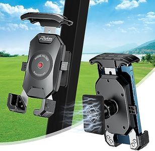 Roykaw Golf Cart Magnetic Phone Holder Mount Compatible with EZGO/Club Car/Yamaha, Compatible with iPhone/Galaxy/Google Pixel, Ultra Strength Magnet/360° Rotatable/One-Handed Pick & Place