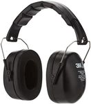 3M Foldable Earmuff 90563E, Ear Defender with soft cushions for comfortable fit, Adjustable Headband for multiple head sizes, For noise levels range 94-105 dB, black