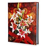 Sehaz Artworks Photo Album | Album for Photos Collection | Photo Album Book 4x6 Holds 204 Photos Hibiscus