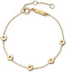 Ana Luisa Gold Flower Bracelet - Rowena Flower Bracelet | 14K Gold Plated | Versatile, Perfect for Everyday | Hypoallergenic, Water-Resistant & Tarnish-Free Necklace | Adjustable Length