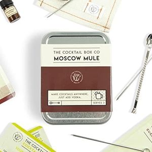 The Cocktail Box Co. Moscow Mule Cocktail Kit - Premium Cocktail Kits - Make Hand Crafted Cocktails. Great Gifts for Him or Her Cocktail Lovers (1 Kit)