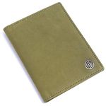 HAMMONDS FLYCATCHER Genuine Leather Passport Cover, Passport Holder for Men and Women - Travel Accessories Document Organizer, RFID Protected Passport Wallet with Card Slots for Trips - Moss Green