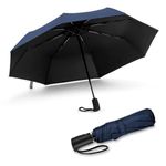 PENTOM Umbrella Automatic Open Travel Umbrella with Wind Vent,Umbrella big size for men, Umbrella for girls, Umbrellas for rain,Windproof Umberalla Large for Man & Women (Blue)