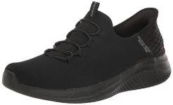 Skechers Men's Summits HIGH Range Slip-On, Black Mesh Trim Black, 9 UK