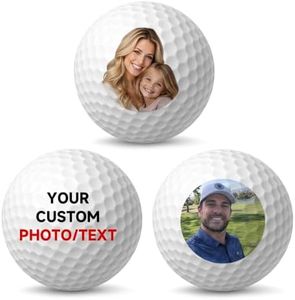 Custom Golf Balls with Photo, Name or Logo, Personalized Golfer Gifts