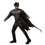 Rubie's 702989STD000 Movie Batman Costume, Men, Black, STD