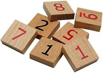 WE Games Replacement Wooden Sudoku Number Tiles - Extra Set of Pieces